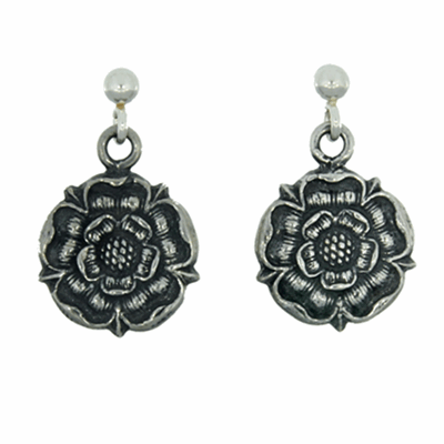 13-108-b-14 Trondhjemsrosen sølv hengende ørepynt 20mm.png