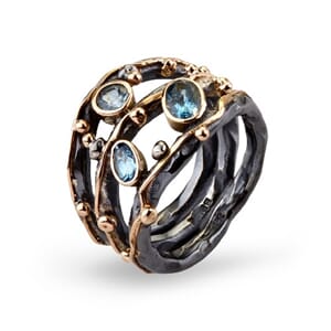 Tribeca Stones Aqua ring
