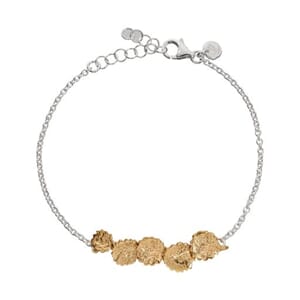 Løv Armbånd, Forgylt