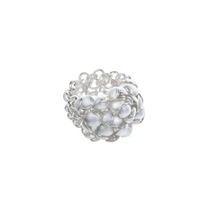 Seashell Ring - Hvit - 3 rad